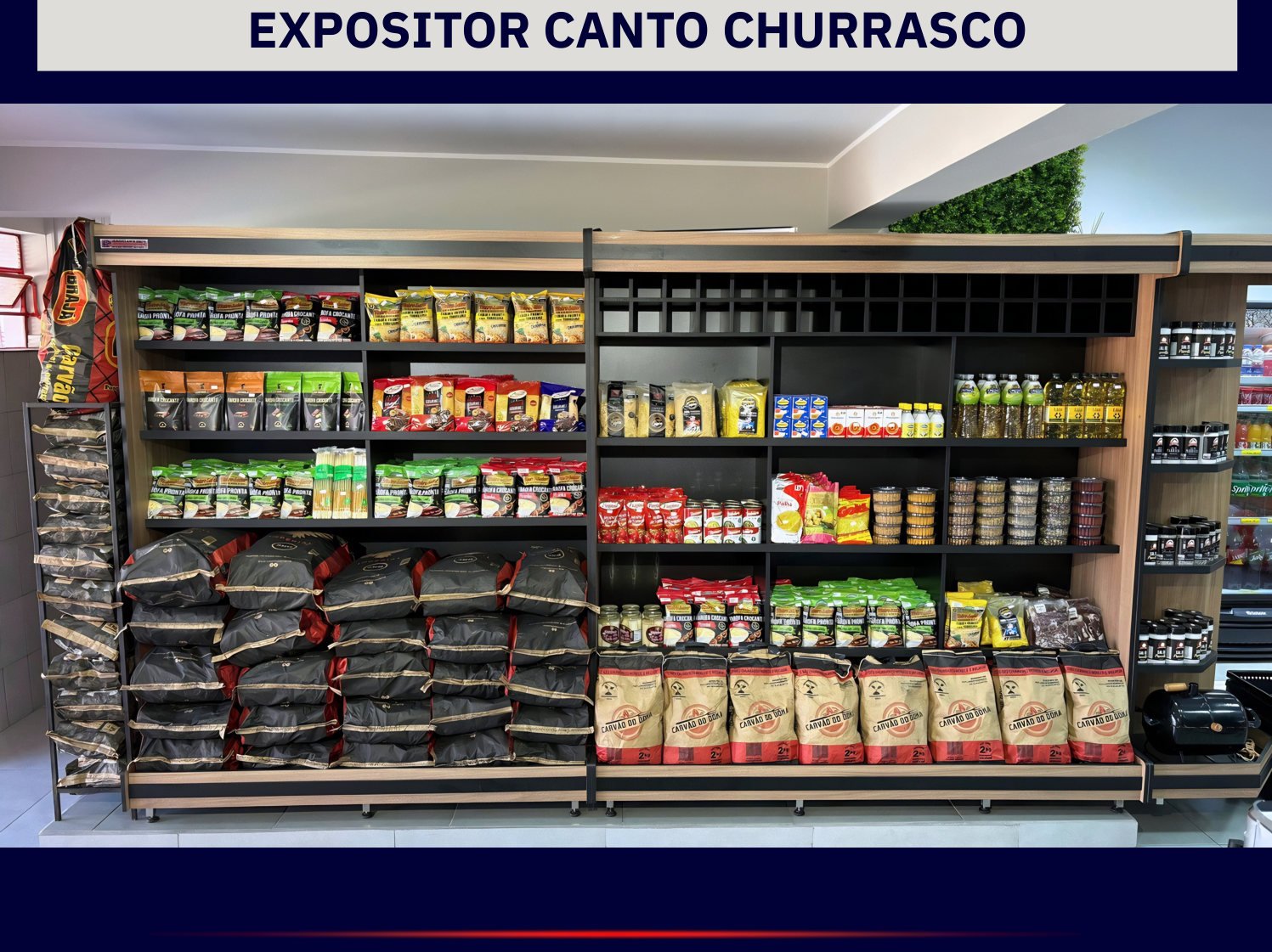 Expositor de Canto Churrasco