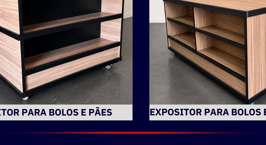 Expositor Central de Bolos e Pães