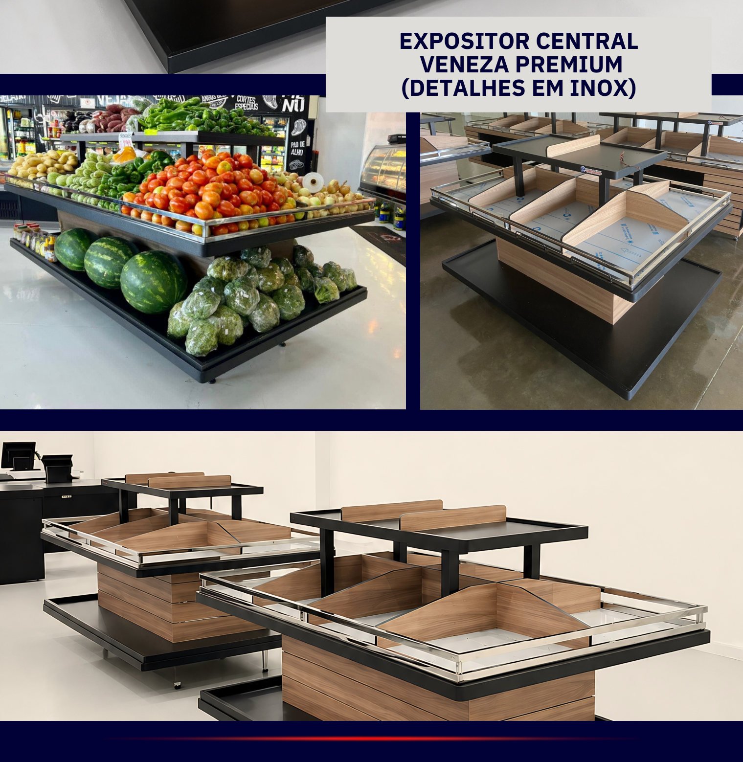 Expositor Central Veneza Premium