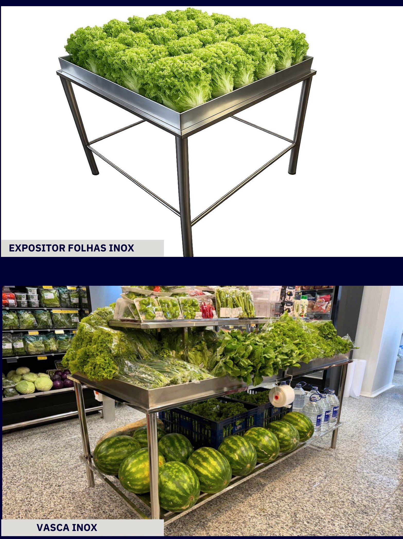 Expositor de Folhas Inox