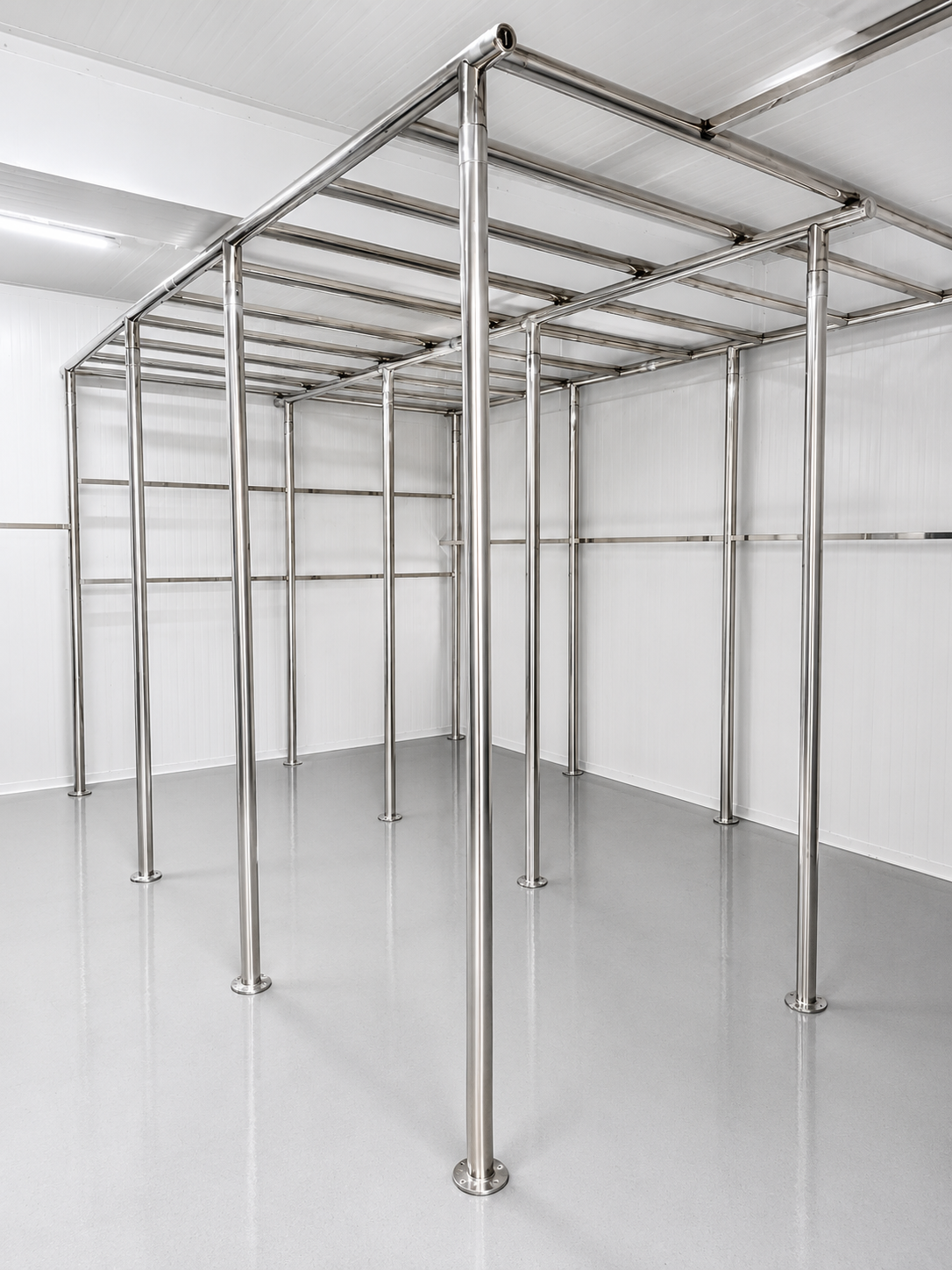Gancheira Inox Coluna de Boi Inteiro