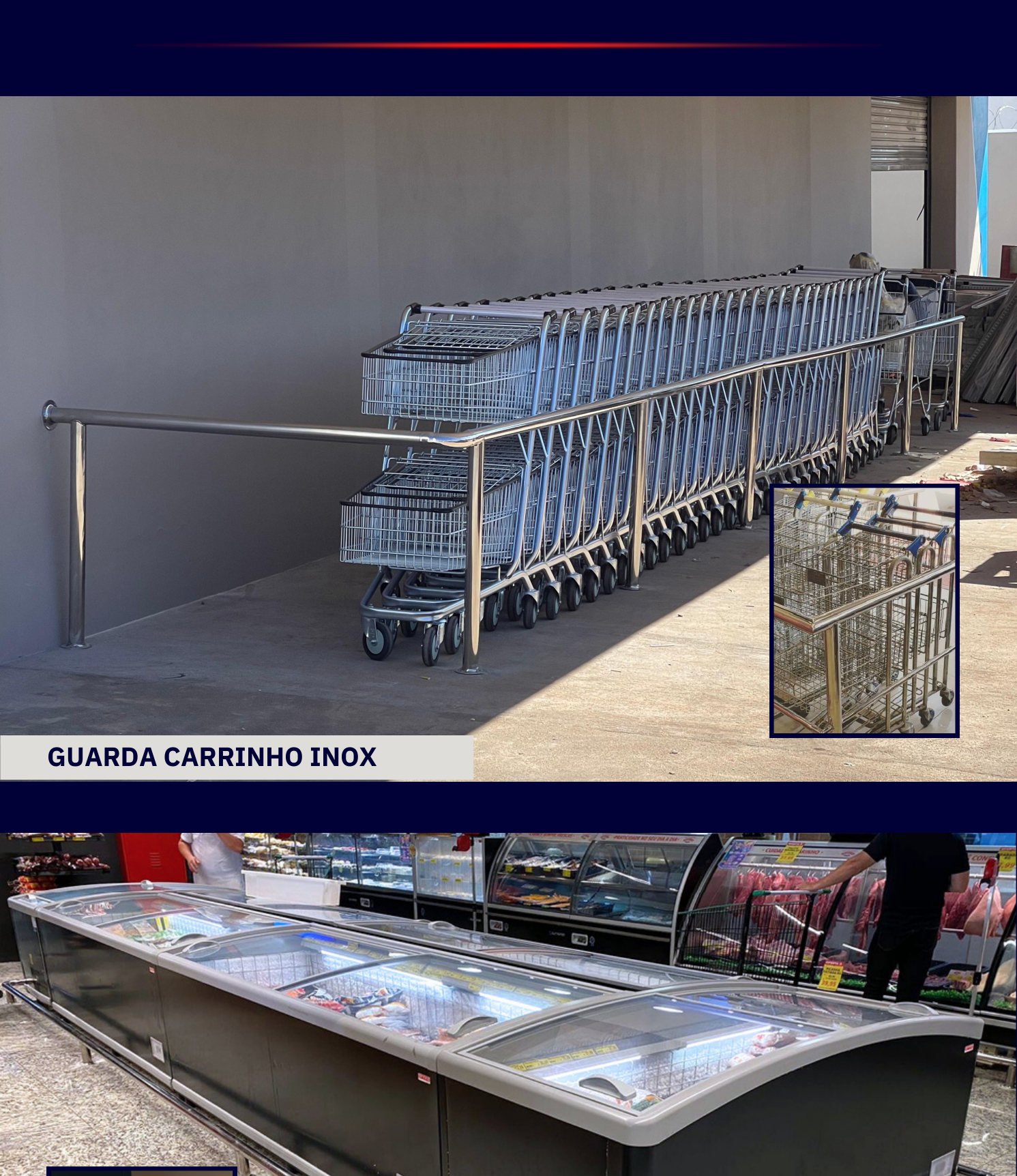 Guarda-Carrinho Inox