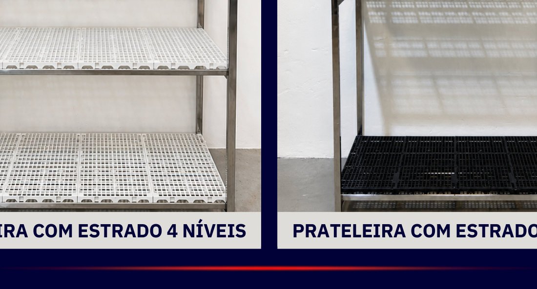 Prateleira com Estrado 3 Níveis